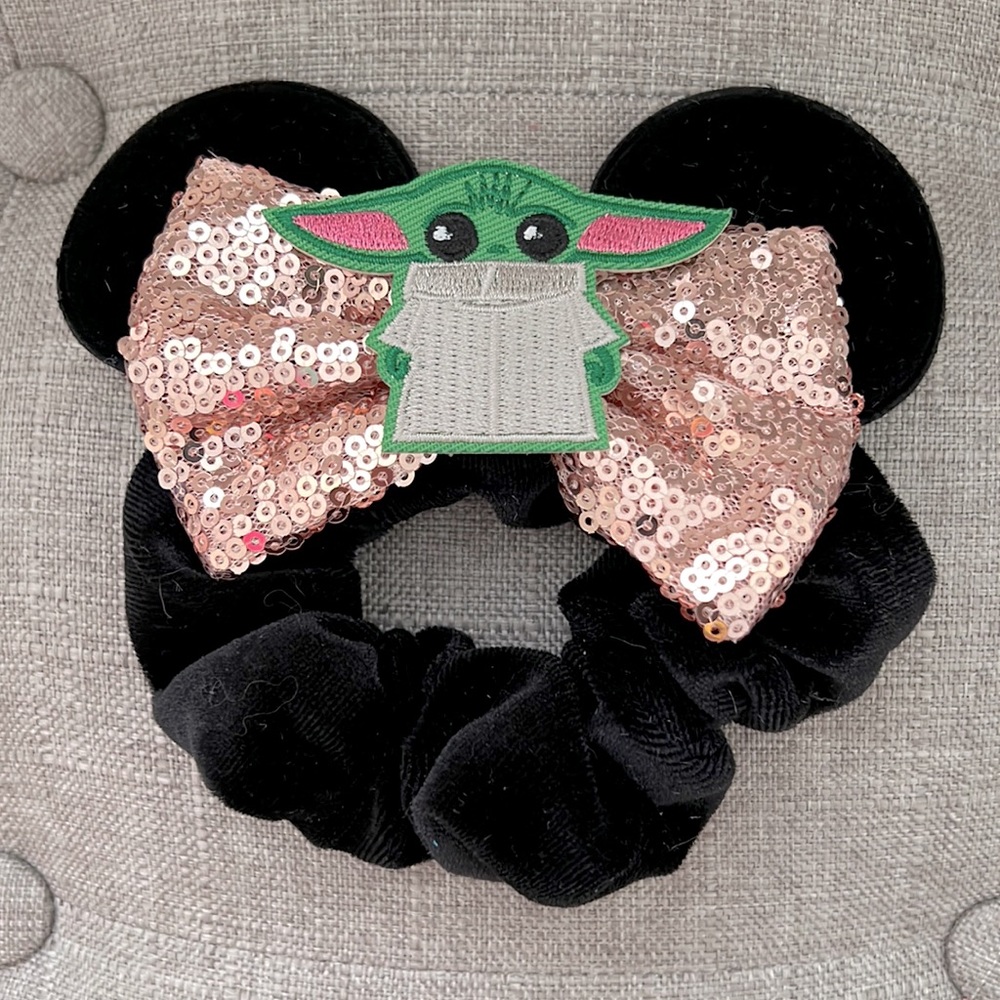 Disney Inspired “Star-Wars Grogu” Hair Tie/ Scrunchie